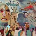 11septembre2001 toile 150 x 50 cm